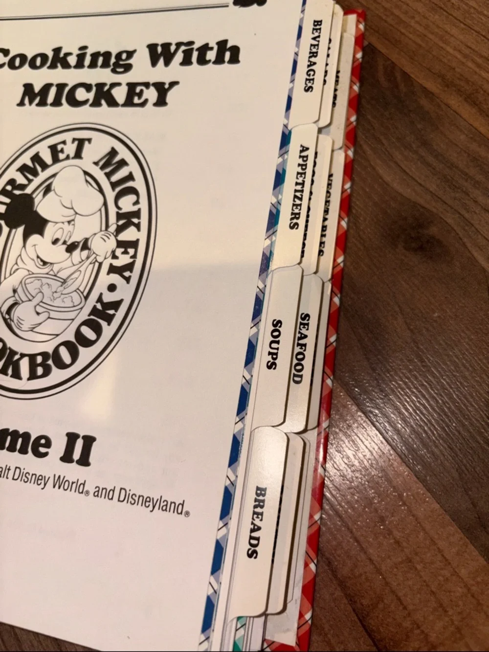 Mickey Mouse Cookbook Disneyland Walt Disney World COOKING WITH MICKEY Volume II